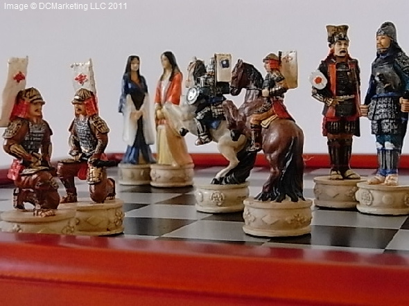 Samurai Themed Chess Set